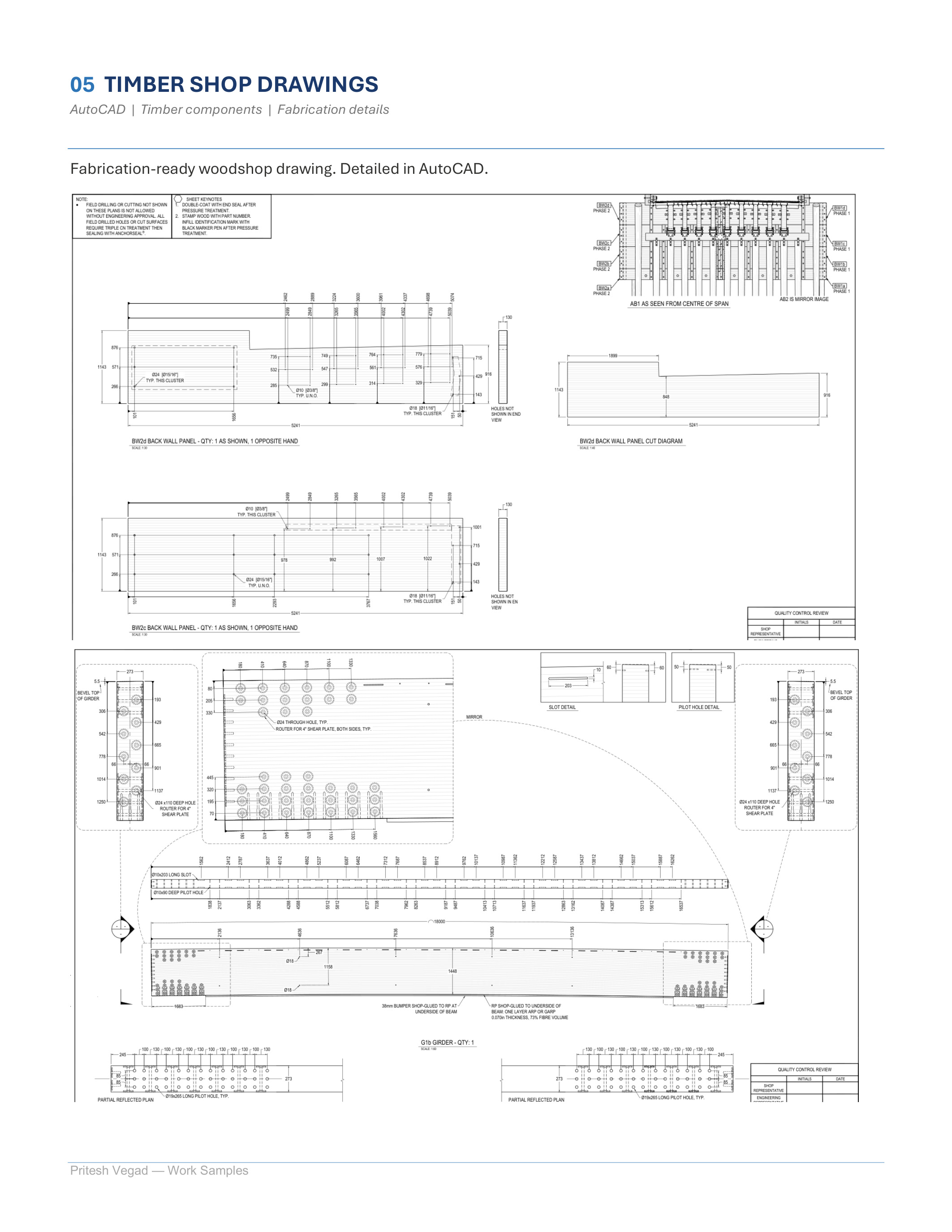 Timber restoration \u2014 repair details